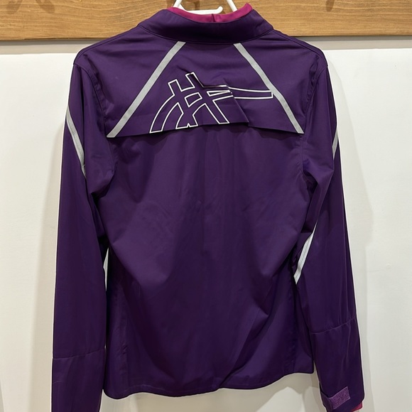 Oasics Running jacket purple and pink - Picture 6 of 6